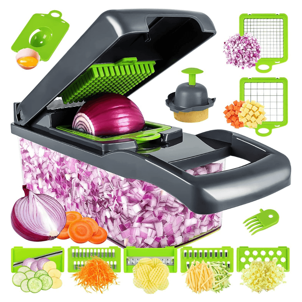 Chef Rápido® – Picadora de verduras 16 en 1